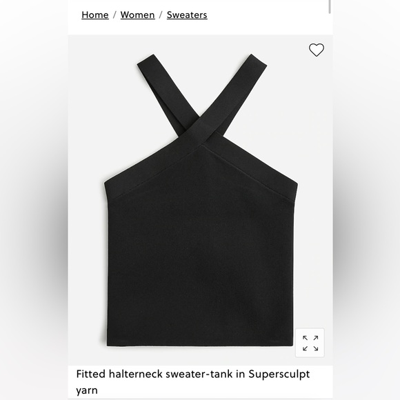 NWT fitted halter-neck tank XXS (black & white available) - Picture 1 of 9